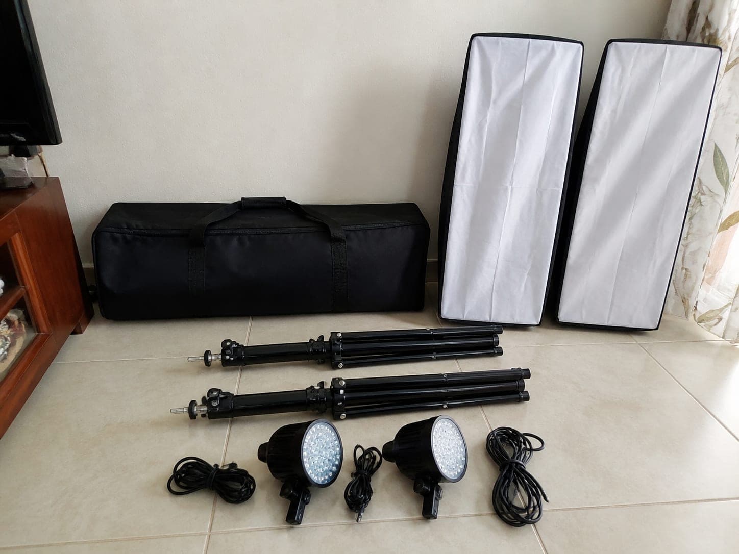 2-light photography softbox kit